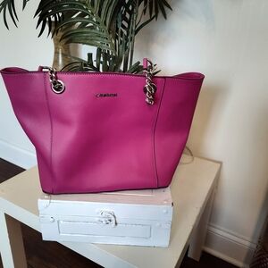 Calvin Klein Pink Tote Bag